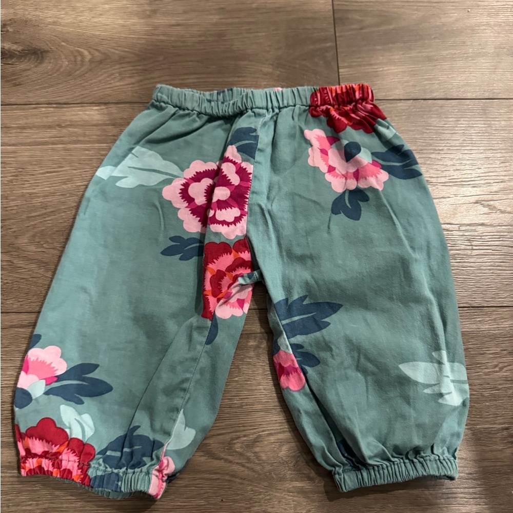 Tea Collection Floral Print Baby Pants